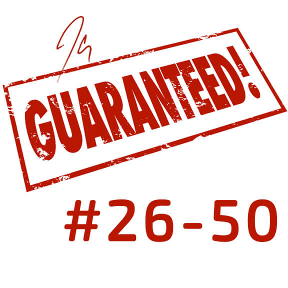 Limited Edition Guarantee (#26-50)