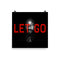 JClay "Let Go" Spiritual Hip-Hop Song Artwork Affirmation Poster (18 x 18)