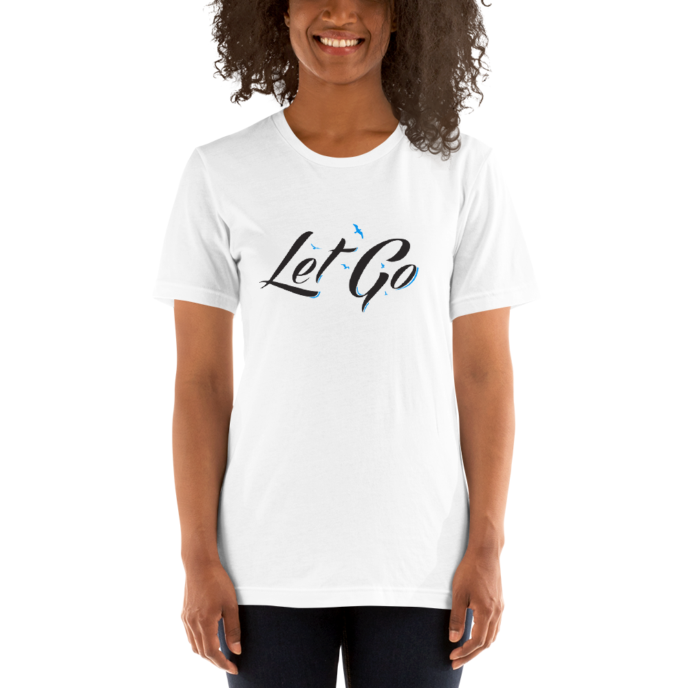 Le Fly - Let Go Unisex T-Shirt-White-XS-JClay Cares